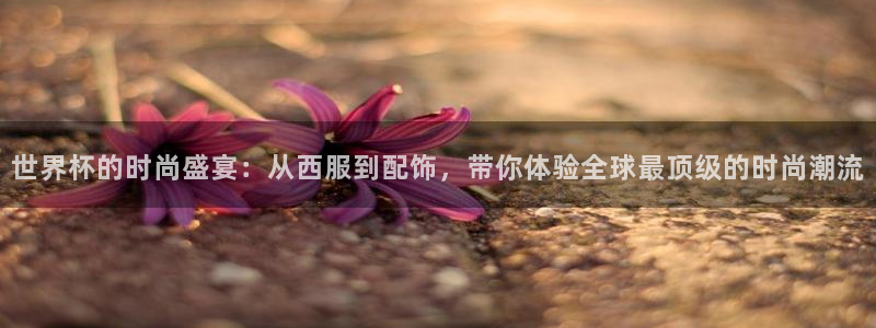 2026世界杯倒计时：世界杯的时尚盛宴：从西服到配饰，带你体验全球最顶级的时尚潮流